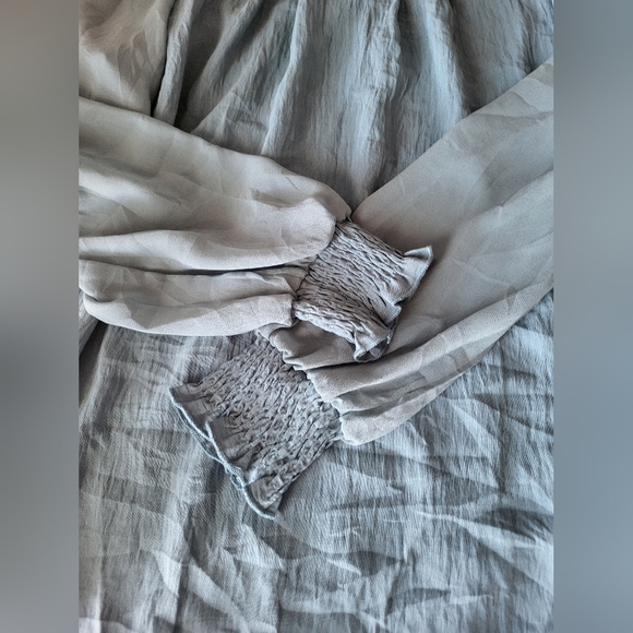 NEW Blooming Jelly Teal Blouse, Size Medium - Picture 5 of 5